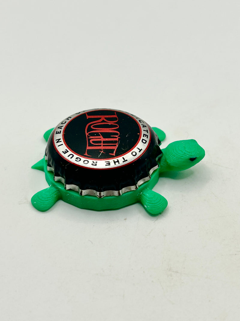 Rogue (Rare, Vintage) - Bottle Cap Magnet Turtle (Copy) Shell Shocked Art