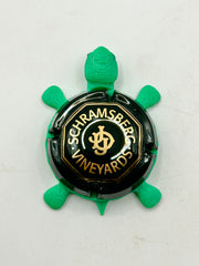 Schramsberg Vineyards (Black) - Bottle Cap Magnet Turtle Shell Shocked Art