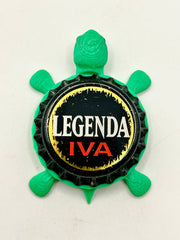 Legenda IVA - Bottle Cap Magnet Turtle Shell Shocked Art