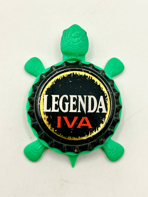 Legenda IVA - Bottle Cap Magnet Turtle Shell Shocked Art