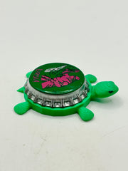Lurisia Water (Stamped) - Bottle Cap Magnet Turtle Shell Shocked Art