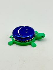 Smiling Happy Face (Labatt Blue) - Bottle Cap Magnet Turtle Shell Shocked Art