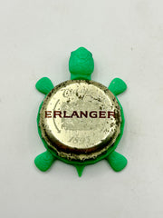 Erlanger Brewing - Bottle Cap Magnet Turtle (Copy) Shell Shocked Art