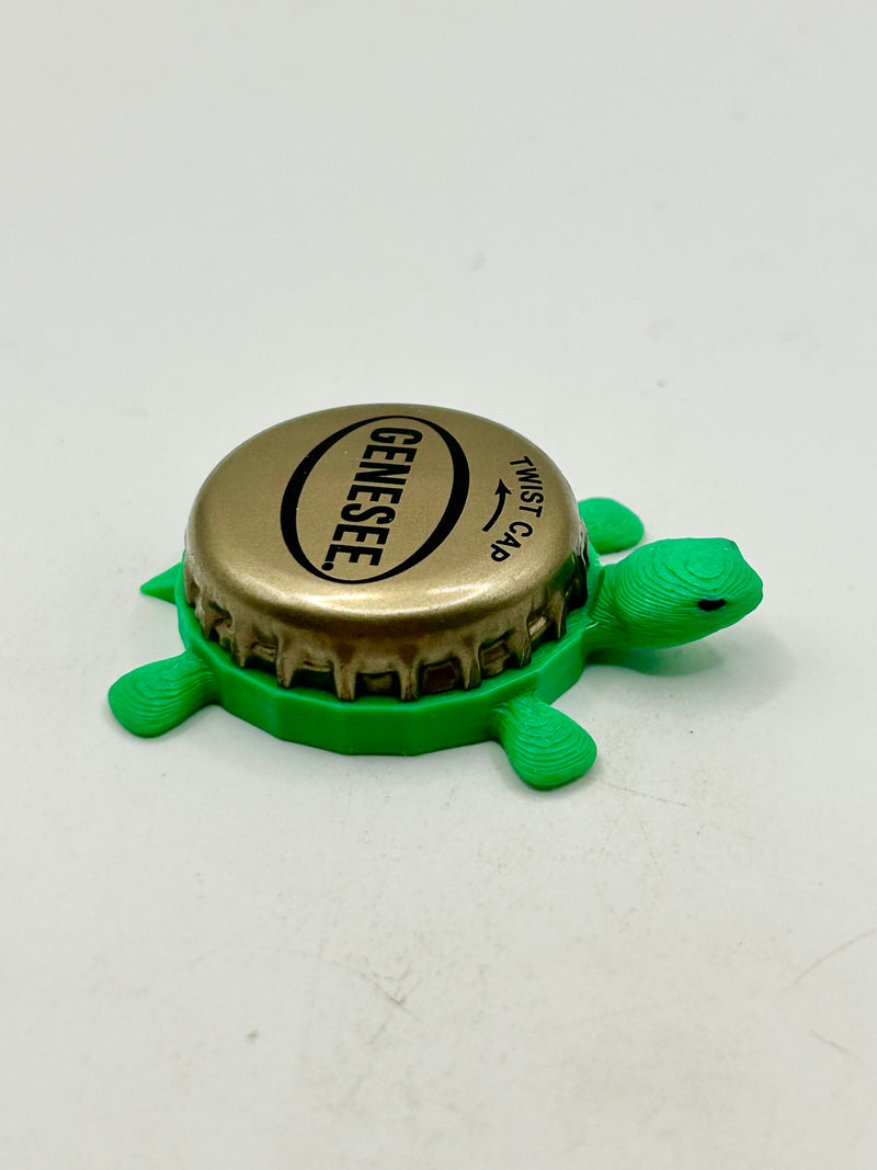 Genesee Beer - Bottle Cap Magnet Turtle (Copy) Shell Shocked Art