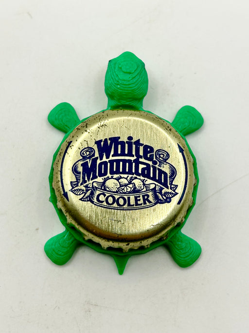 White Mountain Wine Cooler (Stroh’s Brewing) - Bottle Cap Magnet Turtle (Copy) Shell Shocked Art