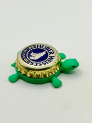 Huber Weisses (Germany) - Bottle Cap Magnet Turtle Shell Shocked Art