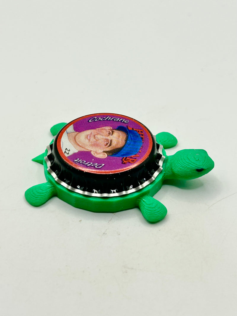 Mickey Cochrane, Helmar Brewing Big League Brew (#22) - Bottle Cap Magnet Turtle Shell Shocked Art