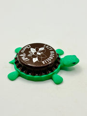 Lazy Magnolia Beer (Vintage) - Bottle Cap Magnet Turtle Shell Shocked Art