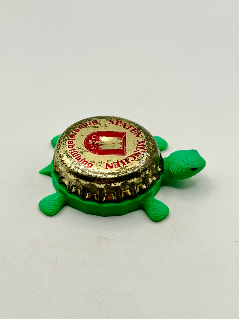 Spaten Munchen (Vintage) - Bottle Cap Magnet Turtle Shell Shocked Art