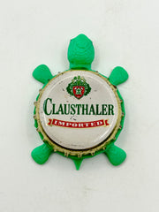 Clausthaler Imported - Bottle Cap Magnet Turtle (Copy) Shell Shocked Art