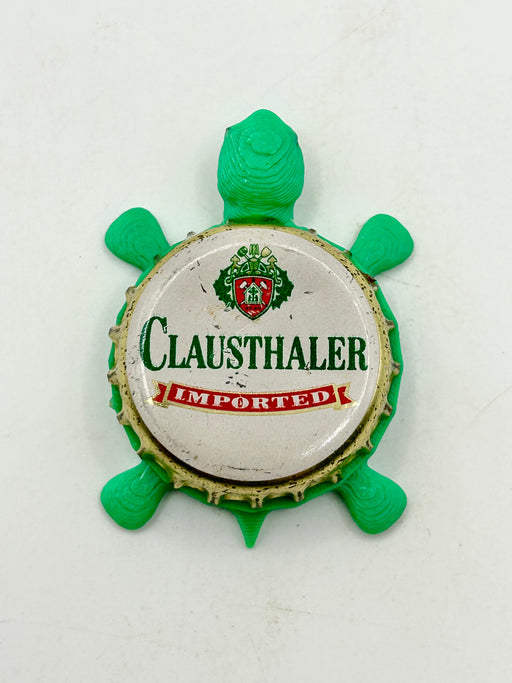 Clausthaler Imported - Bottle Cap Magnet Turtle (Copy) Shell Shocked Art