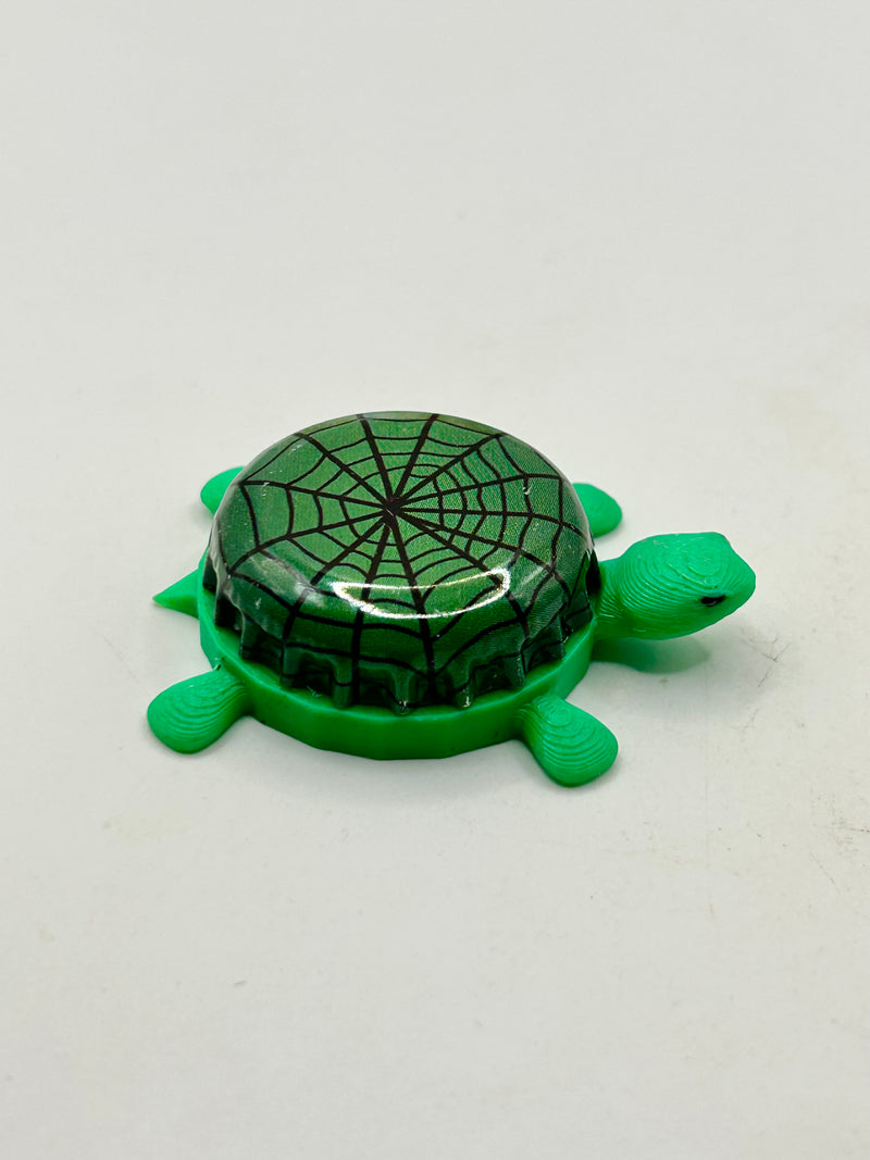 Spider Web - Bottle Cap Magnet Turtle (Copy) Shell Shocked Art