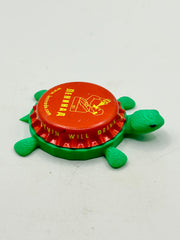 Leninade (Drinking Man) - Bottle Cap Magnet Turtle Shell Shocked Art