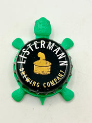 Listermann Brewing - Bottle Cap Magnet Turtle Shell Shocked Art