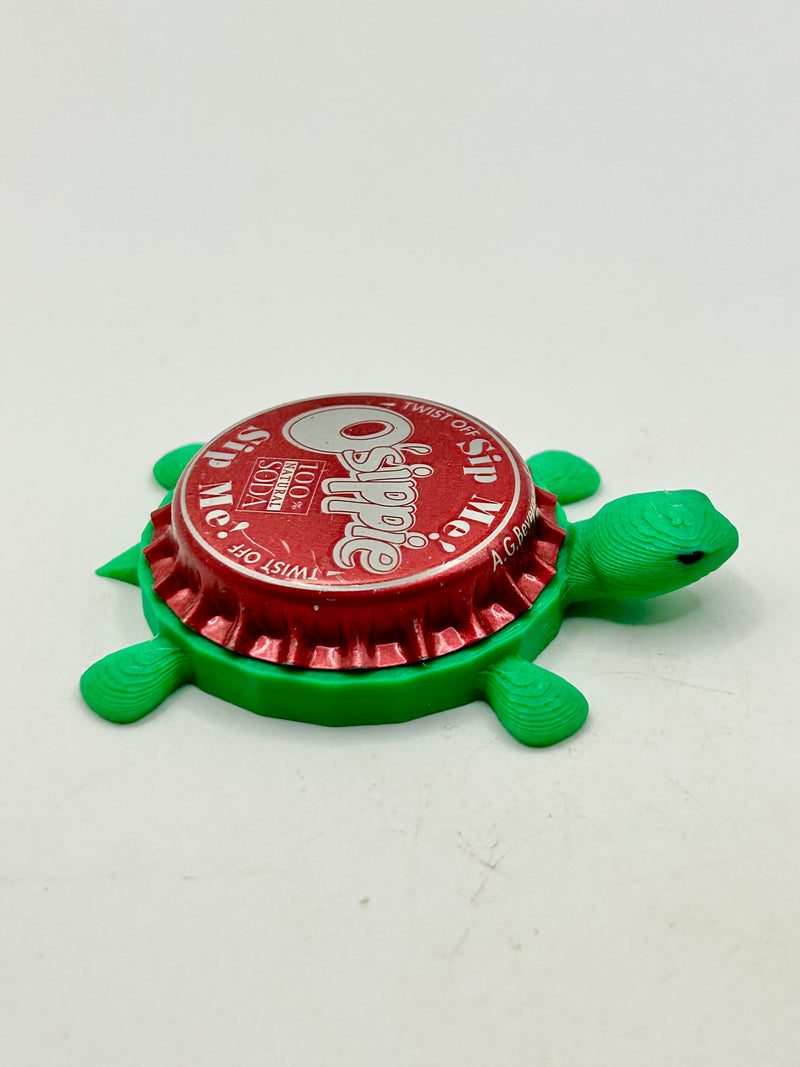 O’sippie Soda - Bottle Cap Magnet Turtle (Copy) Shell Shocked Art
