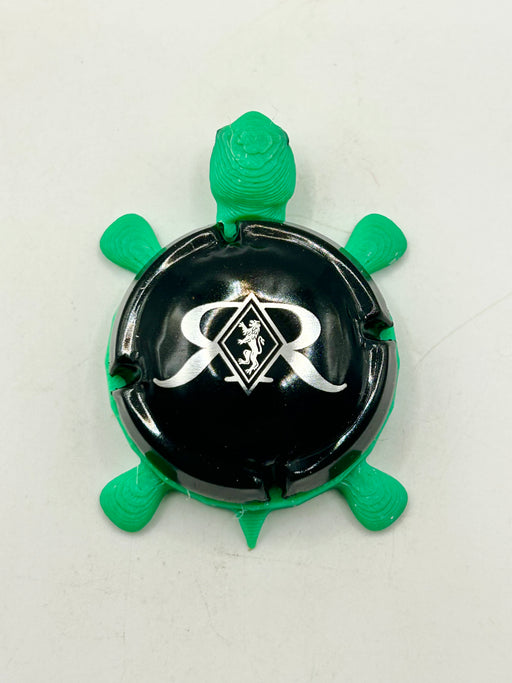Ruffino Wine - Bottle Cap Magnet Turtle Shell Shocked Art
