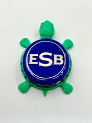 ESB, Blue (United Kingdom) - Bottle Cap Magnet Turtle Shell Shocked Art