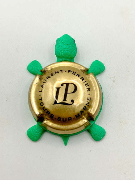 Laurent-Perrier (Gold) - Bottle Cap Magnet Turtle Shell Shocked Art
