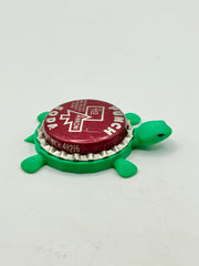 Red Arrow Punch Soda - Bottle Cap Magnet Turtle (Copy) Shell Shocked Art