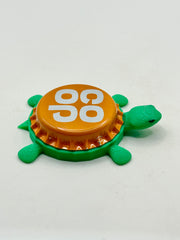 Co Op Beer (Orange) - Bottle Cap Magnet Turtle Shell Shocked Art