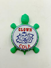 Clown Cola - Bottle Cap Magnet Turtle (Copy) Shell Shocked Art