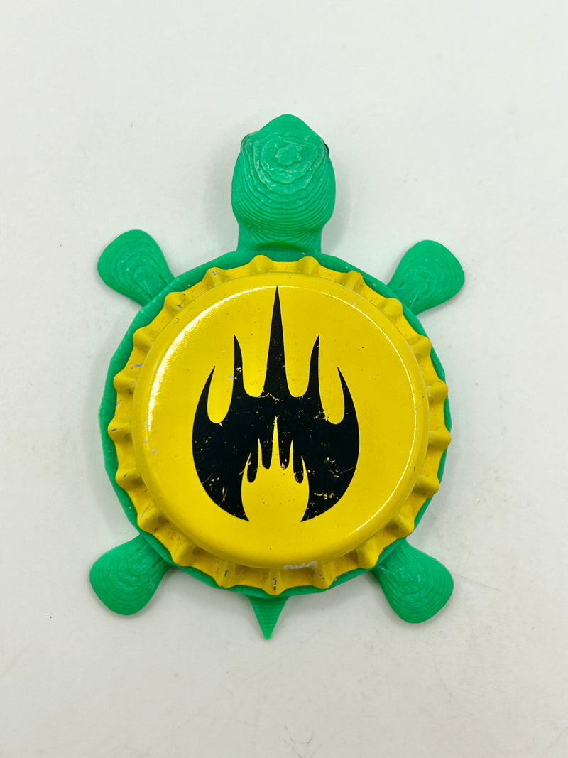 Ocka Rocka Craft Beer (Brazil) - Bottle Cap Magnet Turtle Shell Shocked Art