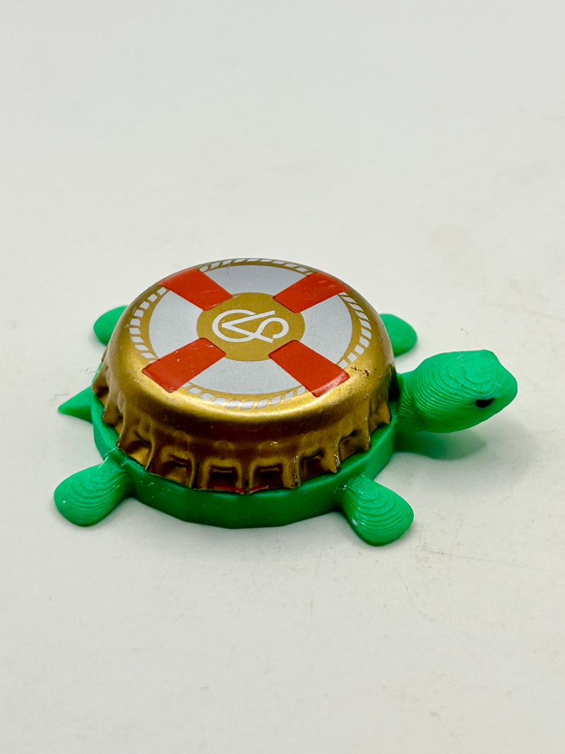 Salva Vida (Honduras) - Bottle Cap Magnet Turtle Shell Shocked Art