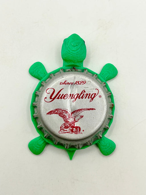 Yuengling Lager (Silver) - Bottle Cap Magnet Turtle Shell Shocked Art