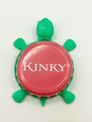 Kinky Liqueur/Cocktail (Pink) - Bottle Cap Magnet Turtle Shell Shocked Art