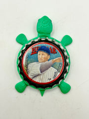 Walter Johnson, Helmar Brewing Big League Brew (#19) - Bottle Cap Magnet Turtle Shell Shocked Art