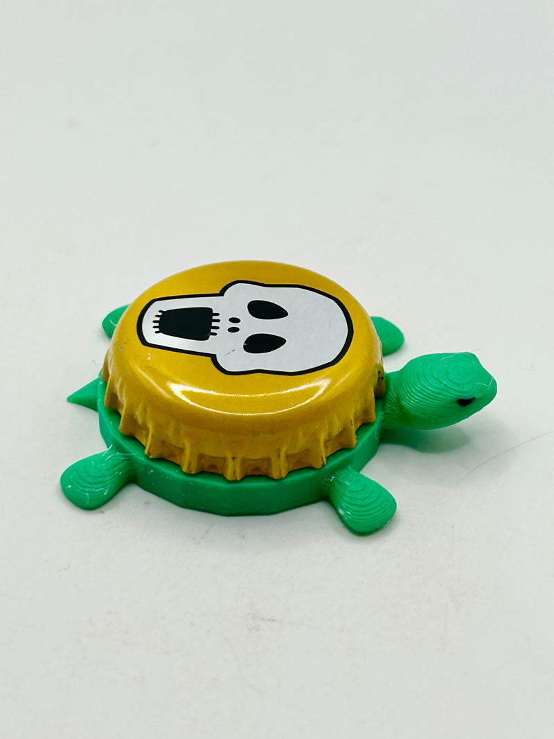 Tete de Mort - Bottle Cap Magnet Turtle (Copy) Shell Shocked Art