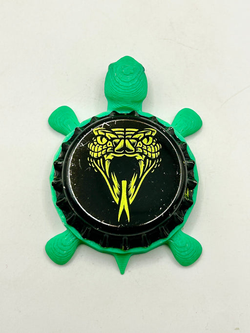 Snake Venom (Keith Brewing) - Bottle Cap Magnet Turtle Shell Shocked Art