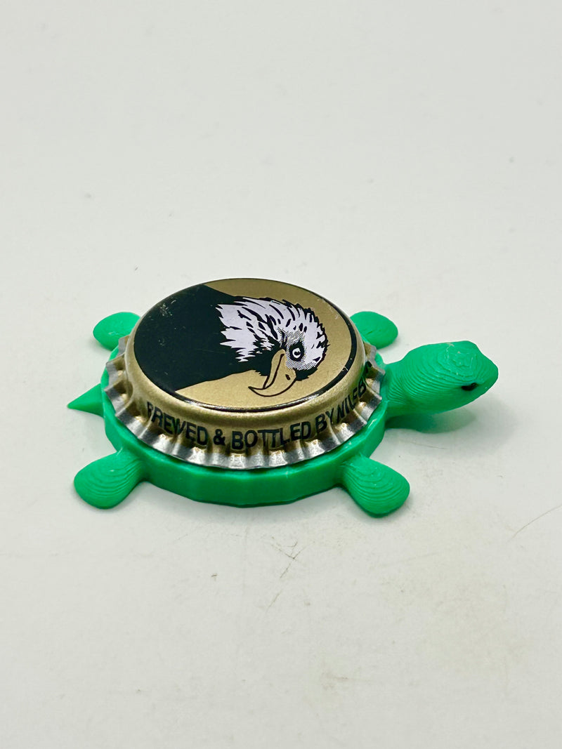 Nile Brewing (Eagle, Uganda) - Bottle Cap Magnet Turtle Shell Shocked Art