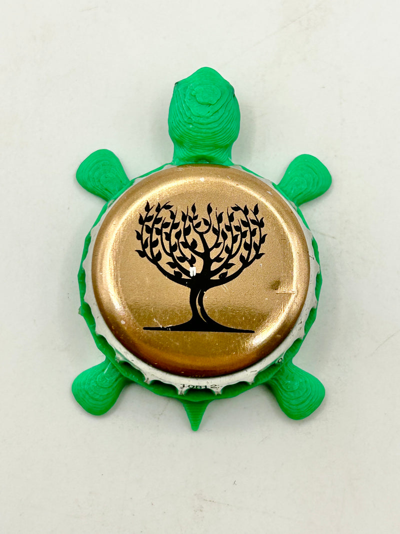 Fever Tree Ginger Beer (Light Orange) - Bottle Cap Magnet Turtle Shell Shocked Art