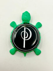 Parlor Soda - Bottle Cap Magnet Turtle Shell Shocked Art