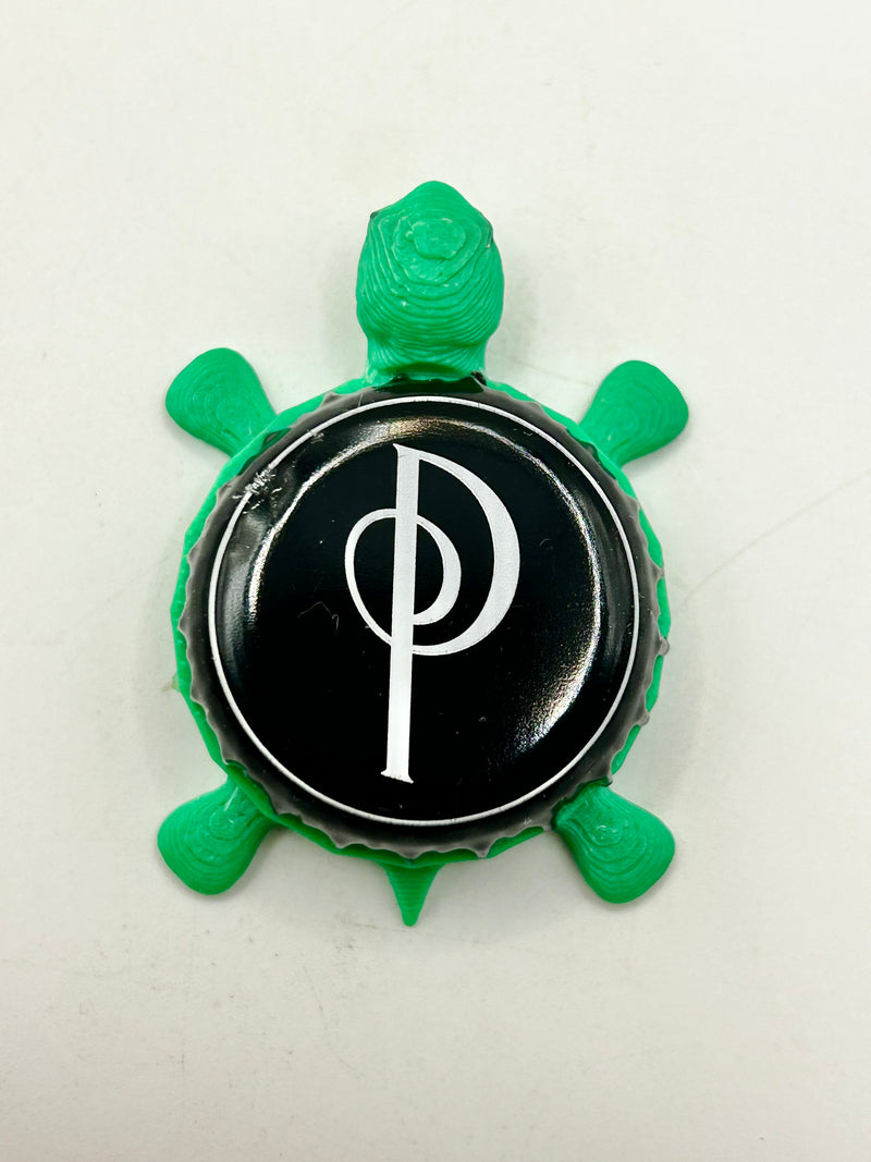 Parlor Soda - Bottle Cap Magnet Turtle Shell Shocked Art