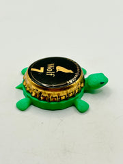 Brouwerij Wolf 7 (Belgium) - Bottle Cap Magnet Turtle Shell Shocked Art