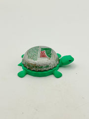 Mountain Dew (Vintage, White with Rectangle) - Bottle Cap Magnet Turtle Shell Shocked Art
