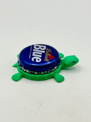 Labatt Blue Canadien Pilsener - Bottle Cap Magnet Turtle Shell Shocked Art