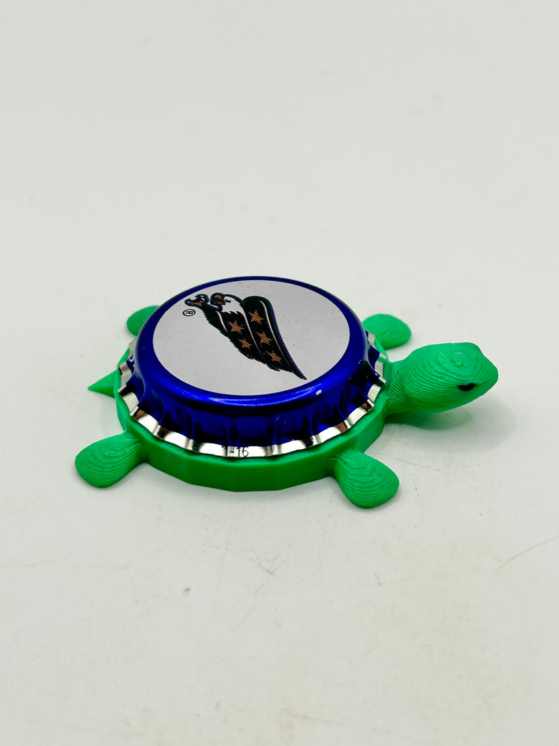 Washington Capitals (Labatt Brewing) - Bottle Cap Magnet Turtle Shell Shocked Art