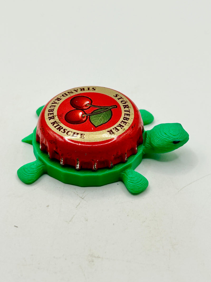 Stortebeker Brewing - Bottle Cap Magnet Turtle Shell Shocked Art