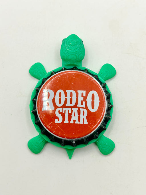Rodeo Star (Gök Konak Gıda) - Bottle Cap Magnet Turtle Shell Shocked Art