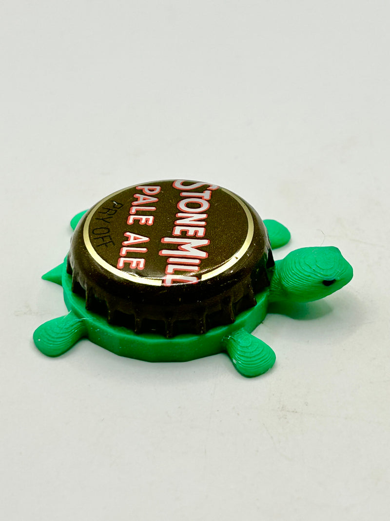 Stone Mill Pale Ale (Green Valley Brewing) - Bottle Cap Magnet Turtle Shell Shocked Art