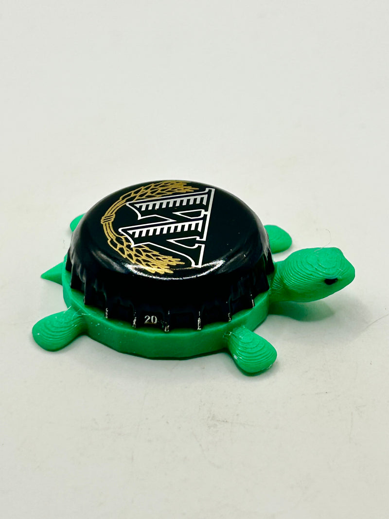 Widmer Brothers Brewing (W Logo) - Bottle Cap Magnet Turtle Shell Shocked Art