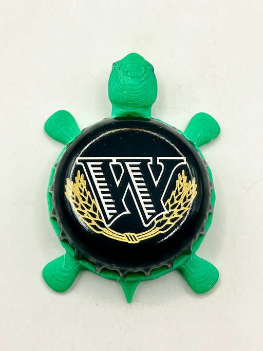 Widmer Brothers Brewing (W Logo) - Bottle Cap Magnet Turtle Shell Shocked Art