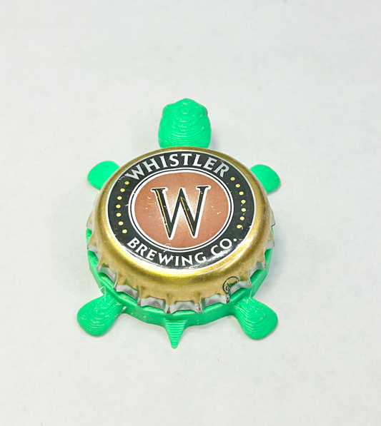 Whistler Brewing - Bottle Cap Magnet Turtle
