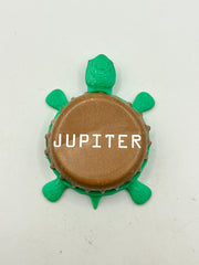 Bell's Jupiter - Bottle Cap Magnet Turtle (Copy) Shell Shocked Art