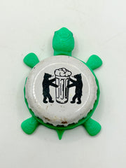 Benesovsky Svetly Lezak (Czech Republic) - Bottle Cap Magnet Turtle Shell Shocked Art