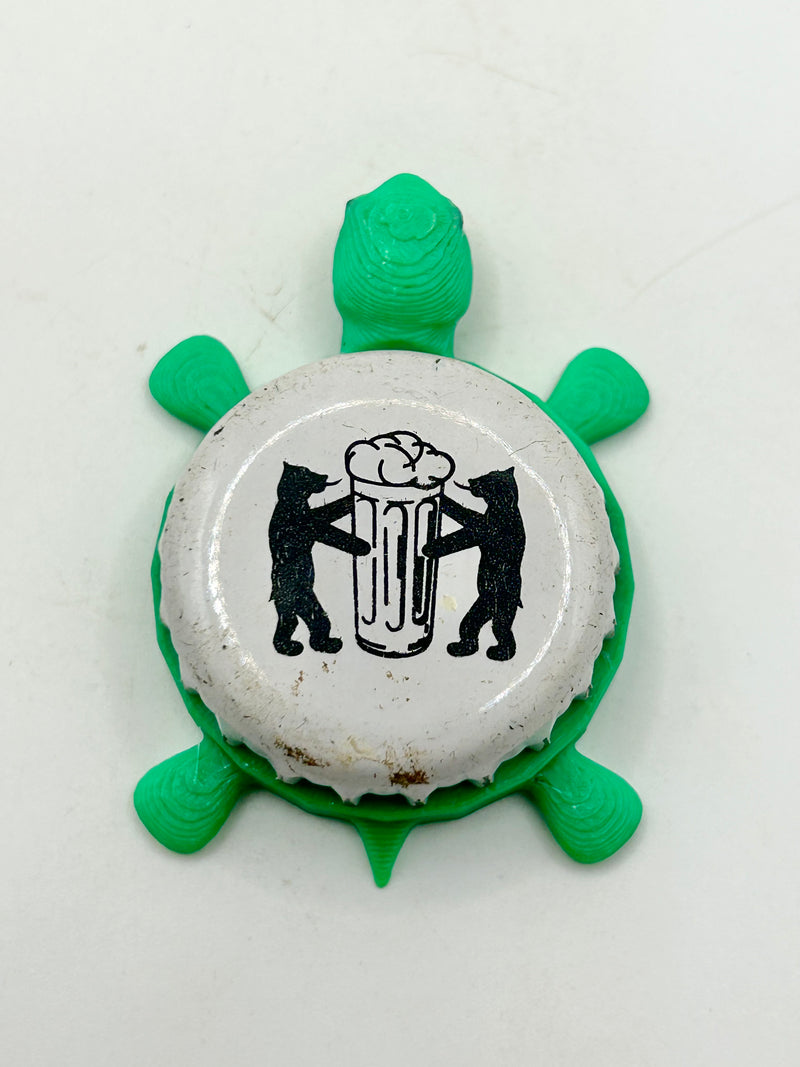Benesovsky Svetly Lezak (Czech Republic) - Bottle Cap Magnet Turtle Shell Shocked Art