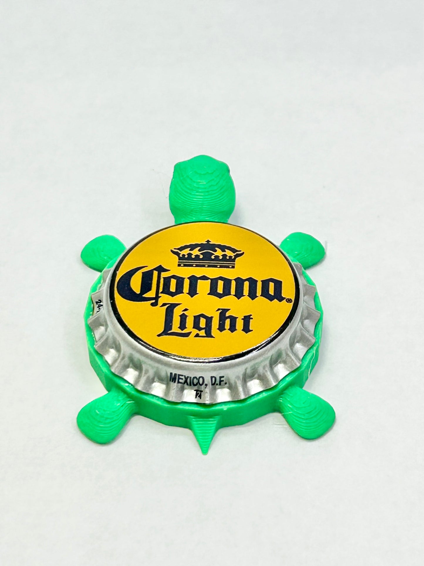 Corona Light - Bottle Cap Magnet Turtle